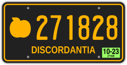 Discordantia/discordantia_license_plate.png